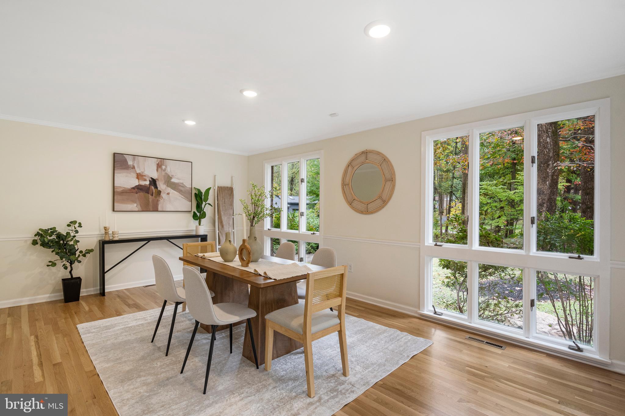 4 Bucksway Road Owings Mills, MD 21117 - Photo 4 of 57 a view of a dining room with furniture window and wooden floor