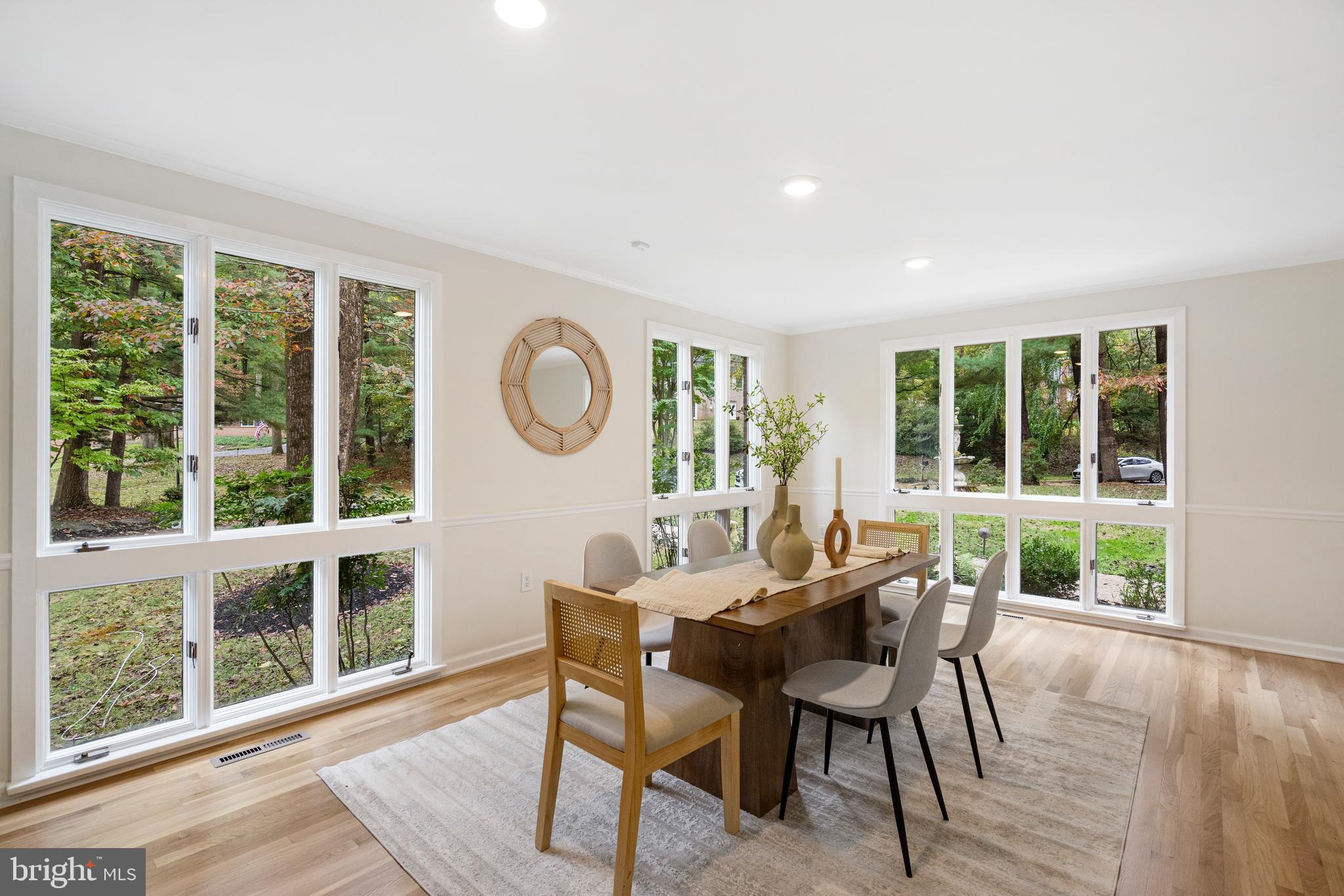 4 Bucksway Road Owings Mills, MD 21117 - Photo 5 of 57 a view of a dining room with furniture window and wooden floor