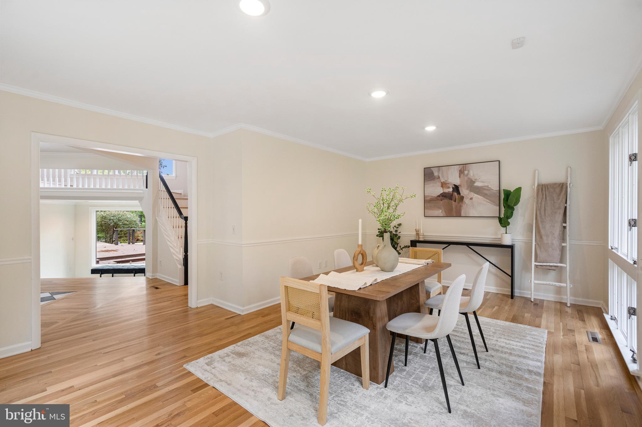 4 Bucksway Road Owings Mills, MD 21117 - Photo 6 of 57 a view of a livingroom with furniture and wooden floor