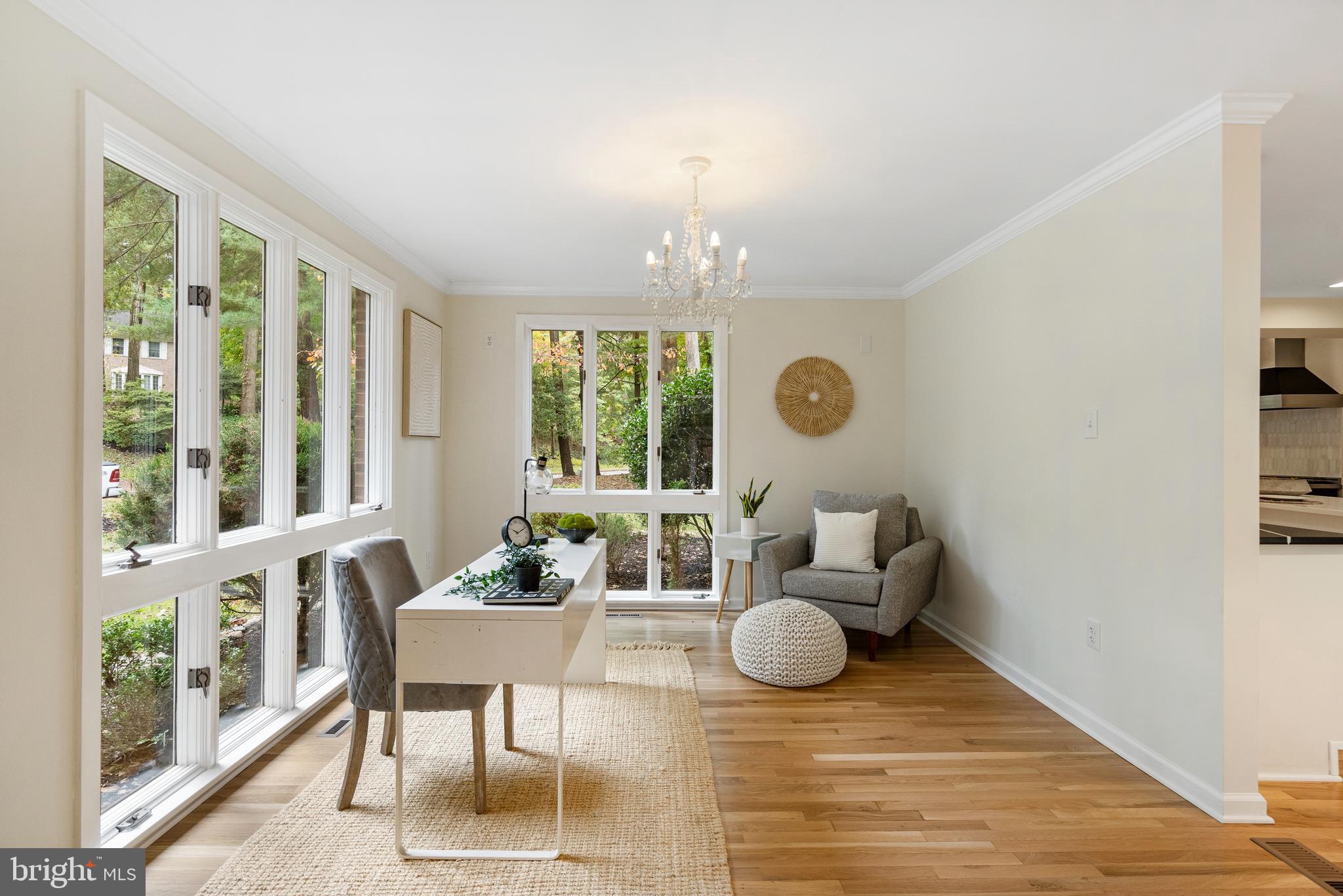 4 Bucksway Road Owings Mills, MD 21117 - Photo 8 of 57 a living room with furniture and a large window
