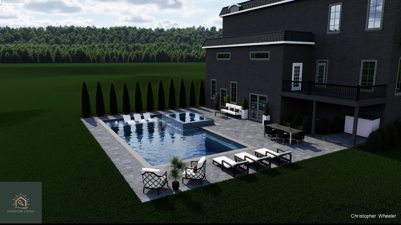 2410 Walter Way College Grove, TN 37046 - Photo 7 of 39 a view of a deck with chair and a yard