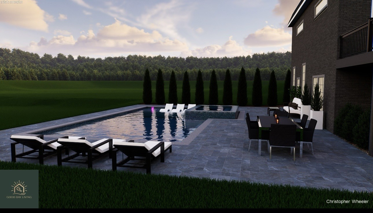 2410 Walter Way College Grove, TN 37046 - Photo 10 of 39 a view of a table and chairs in the garden