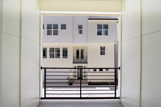 a view of front door