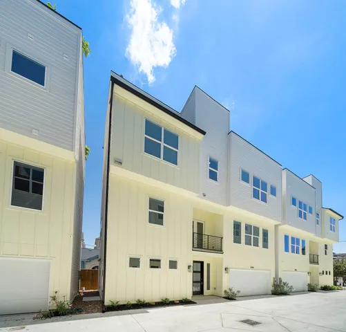 a front view of a building with balcony