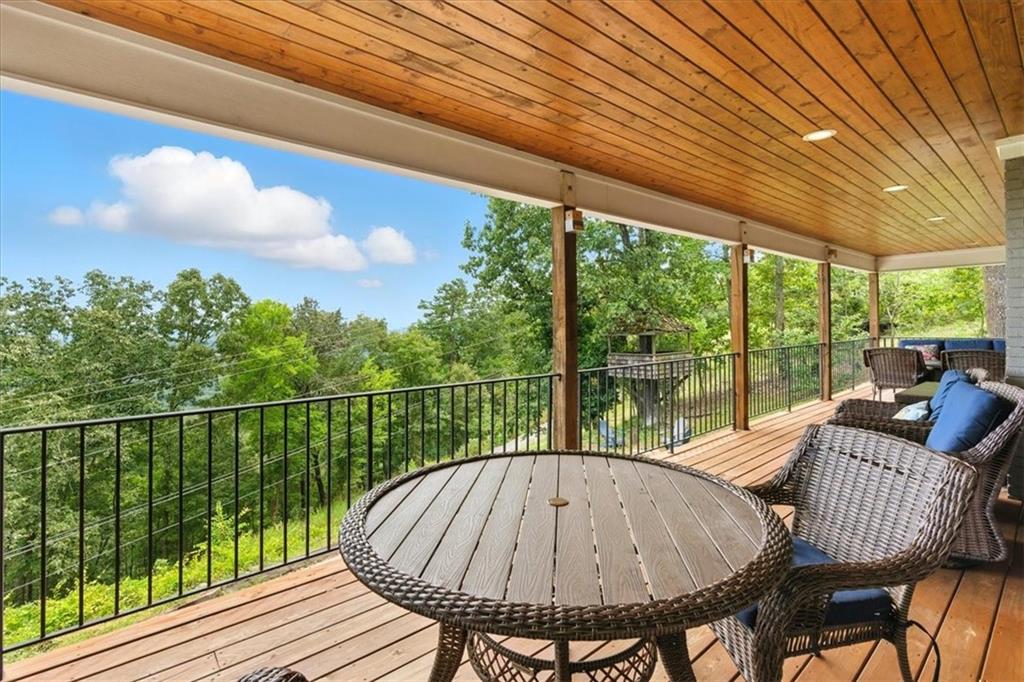 11 Brow Road Rome, GA 30165 - Photo 35 of 39 a view of balcony with furniture and wooden deck