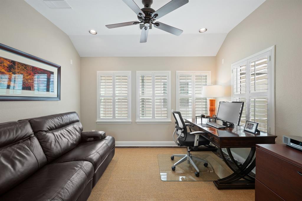 738 East Main Street Coppell, TX 75019 - Photo 15 of 27 a view of a livingroom with workspace and a window