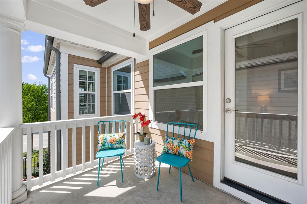 738 East Main Street Coppell, TX 75019 - Photo 19 of 27 a view of a two chairs in the porch