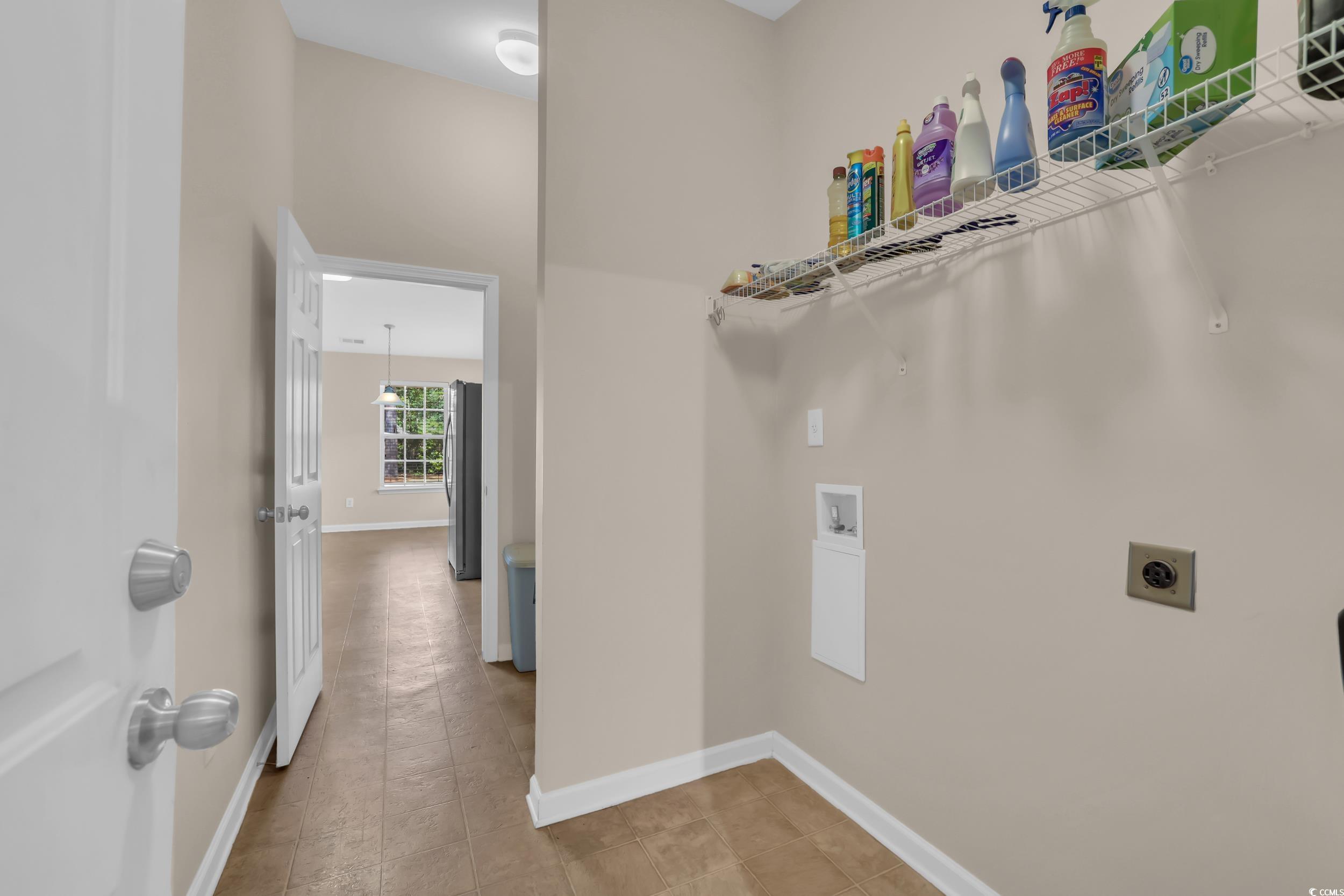 244 Devonbrook Place Longs, SC 29568 - Photo 18 of 40 Laundry room featuring laundry area, tile patterne