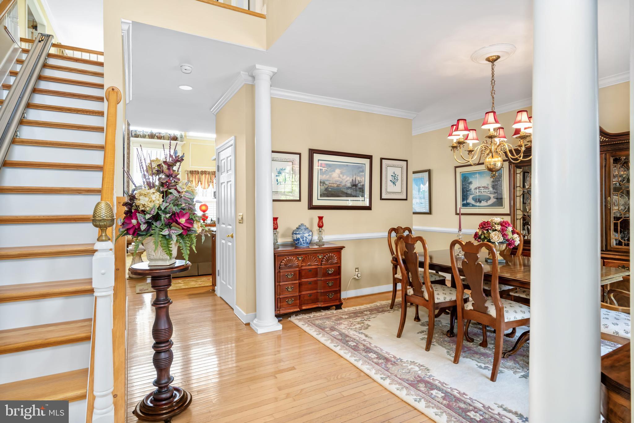 21477 Island Club Road Tilghman, MD 21671 - Photo 20 of 50 a hallway with wooden floor and dining area