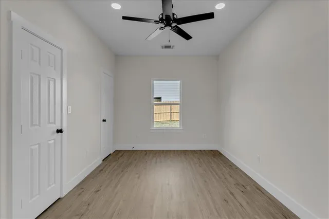 wooden floor in an empty room