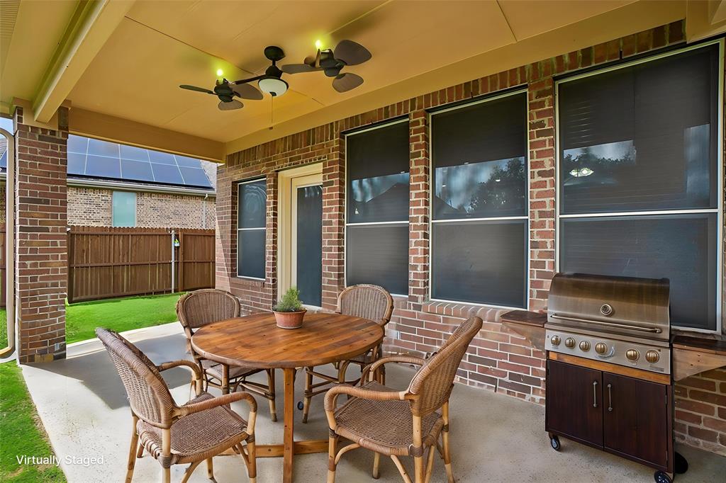1119 Highgate Road Forney, TX 75126 - Photo 34 of 40 Virtually Staged back patio