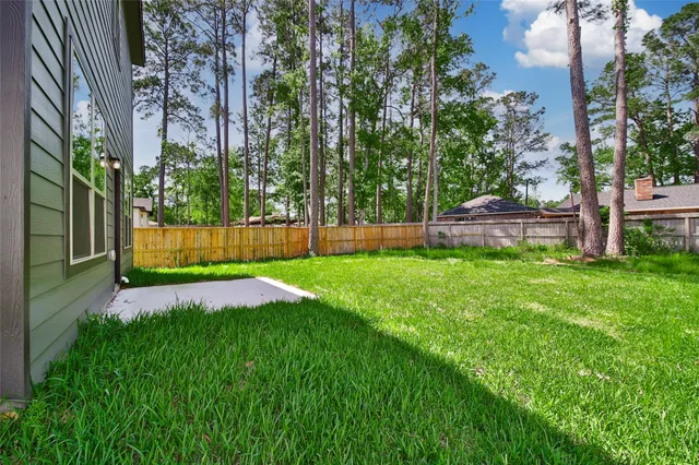a view of outdoor space with garden