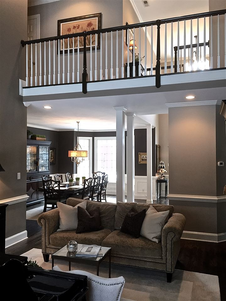 5805 Sand Pebble Place Raleigh, NC 27613 - Photo 5 of 17 View of second floor from the family room Family Room
