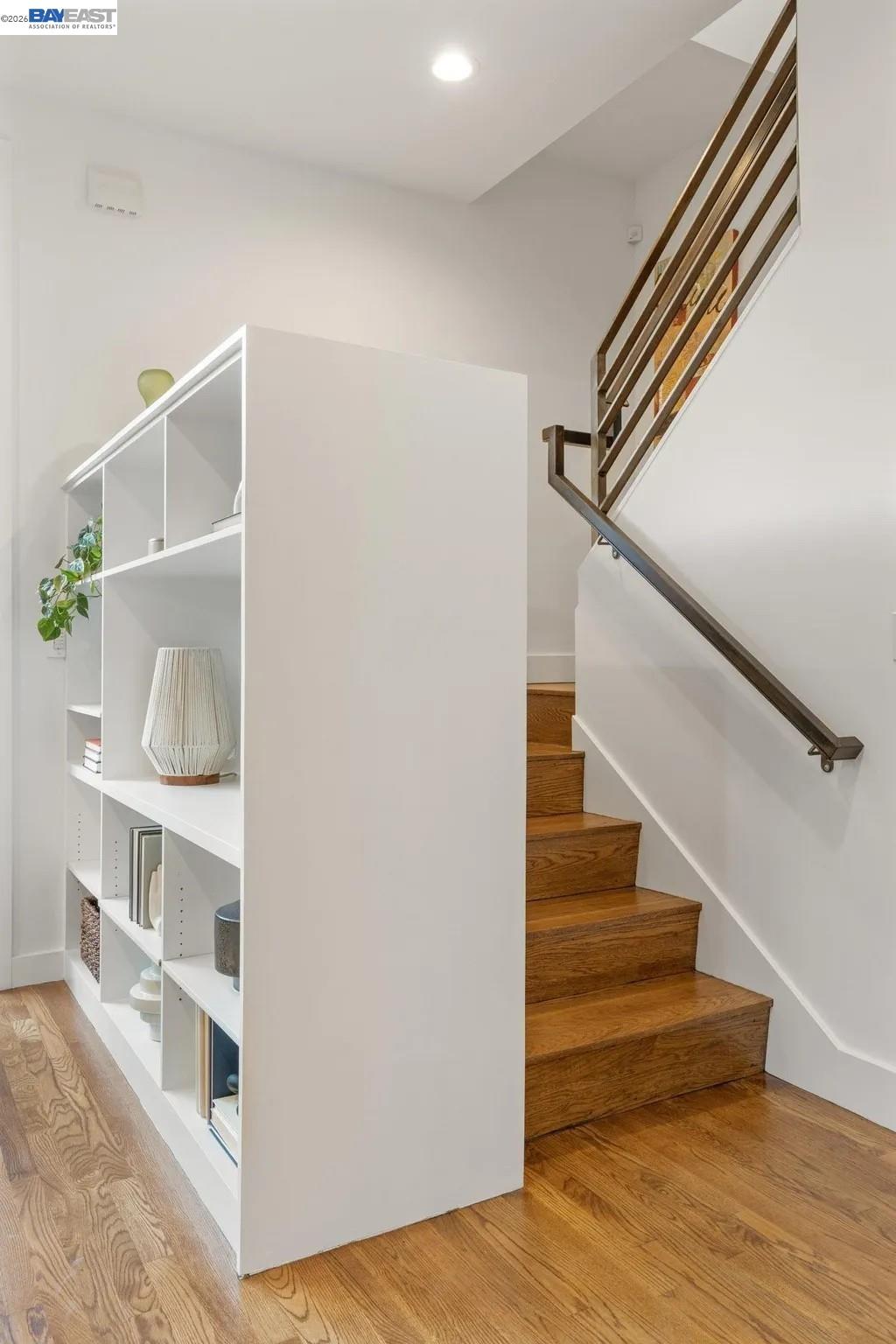 313 Spruce Street Alameda, CA 94501 - Photo 10 of 12 a view of entryway and hall with wooden floor
