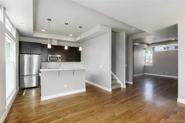 wooden floor in an empty room