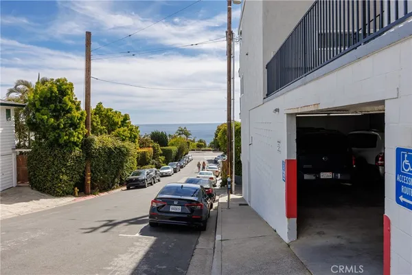 a car parked on the side of a street