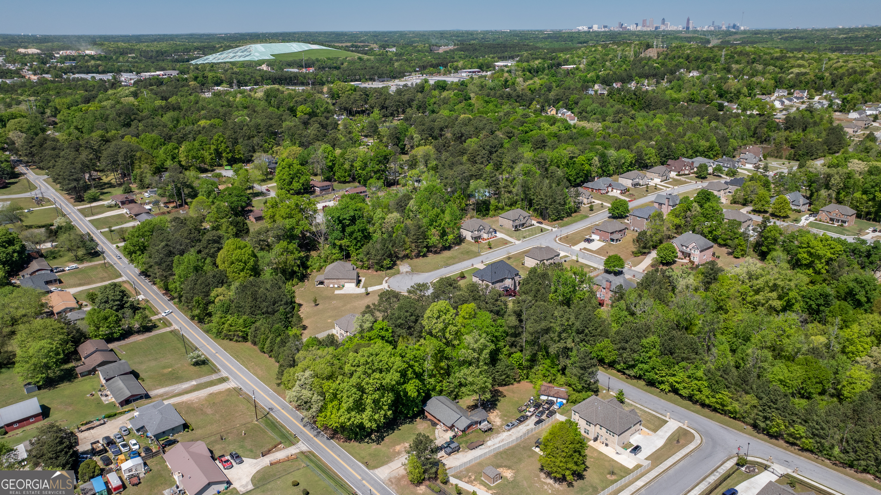 1868 Cedar Grove Road Conley, GA 30288 - Photo 14 of 19 an aerial view of a house with a yard