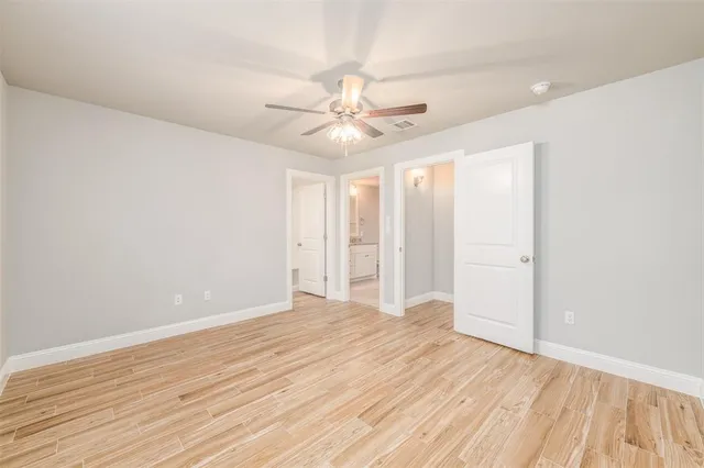 wooden floor in an empty room