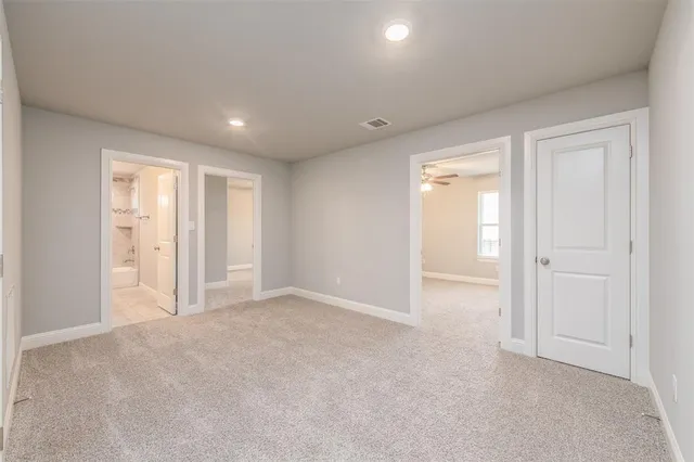 a view of an empty room