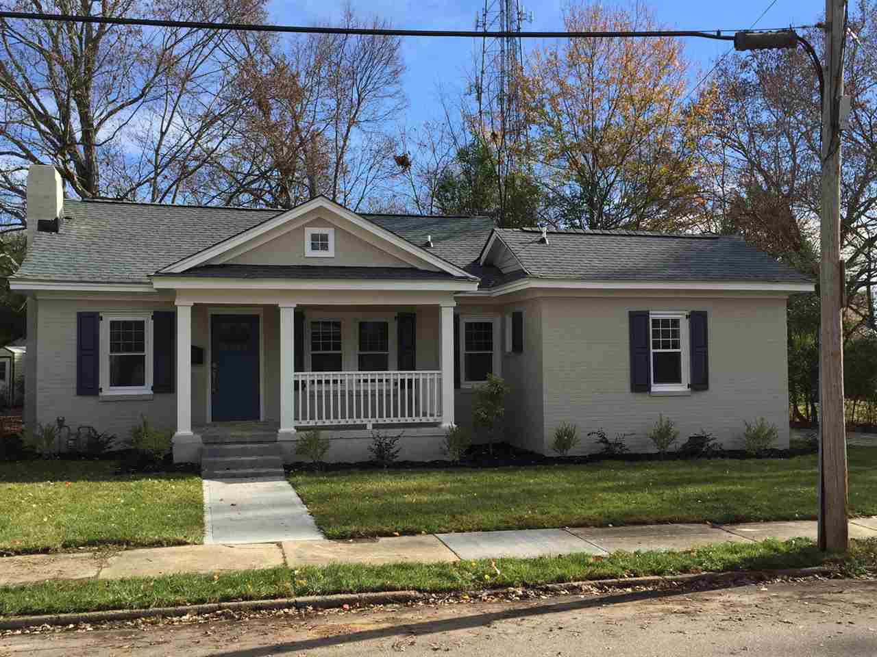3132 Stanhope Avenue Raleigh, NC 27607 - Photo 1 of 11 CLASSIC Bungalow that's been TOTALLY Renovated - In Fact, Remodeled So Thoroughly It's About 95% NEW CONSTRUCTION! Fantastic Front Porch, Beautiful Sod Yard, EXCEPTIONAL Location AND a 1 Car Garage! Exterior Front