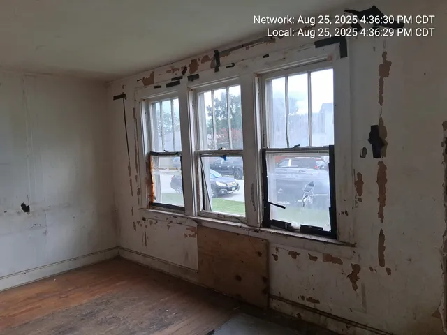 wooden floor in an empty room