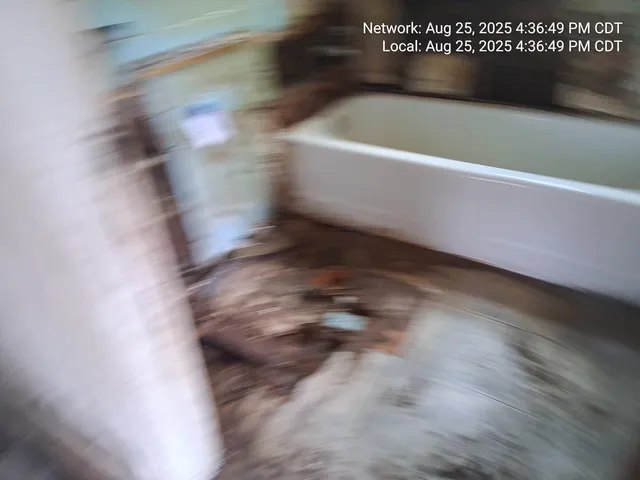 a view of water heater room