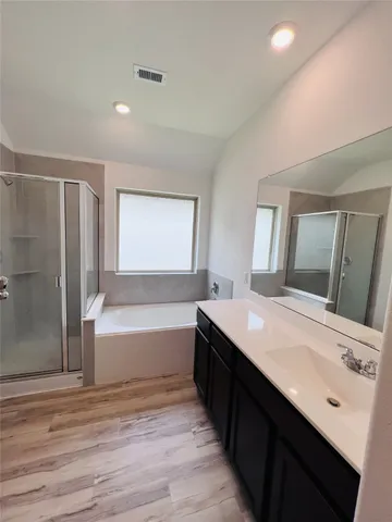 a close view of closet