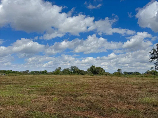 a view of a lake and mountain in back