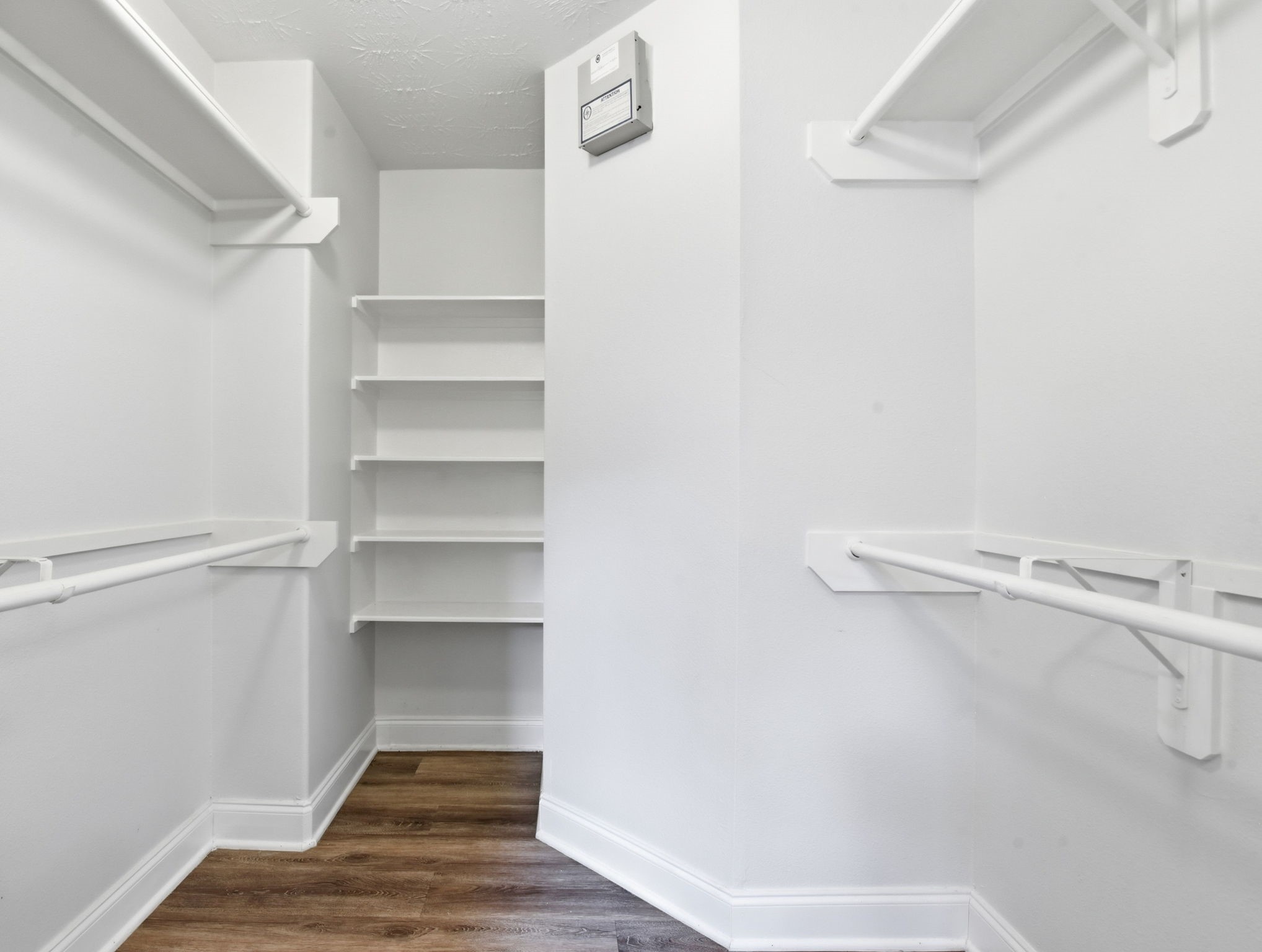 19013 Hammer Lane Porter, TX 77365 - Photo 29 of 35 a view of walk in closet with empty racks