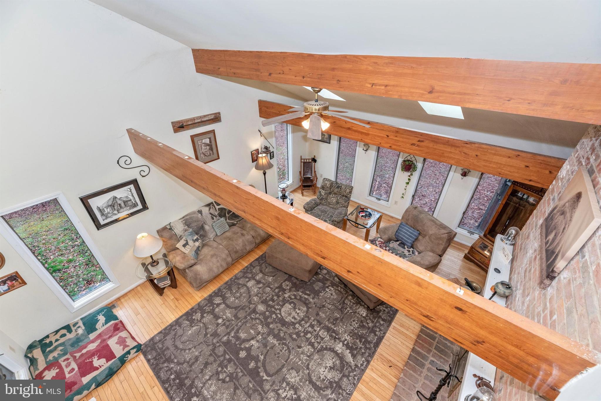 4517 Elmer Derr Road Frederick, MD 21703 - Photo 13 of 48 Family Room View from Upper Level