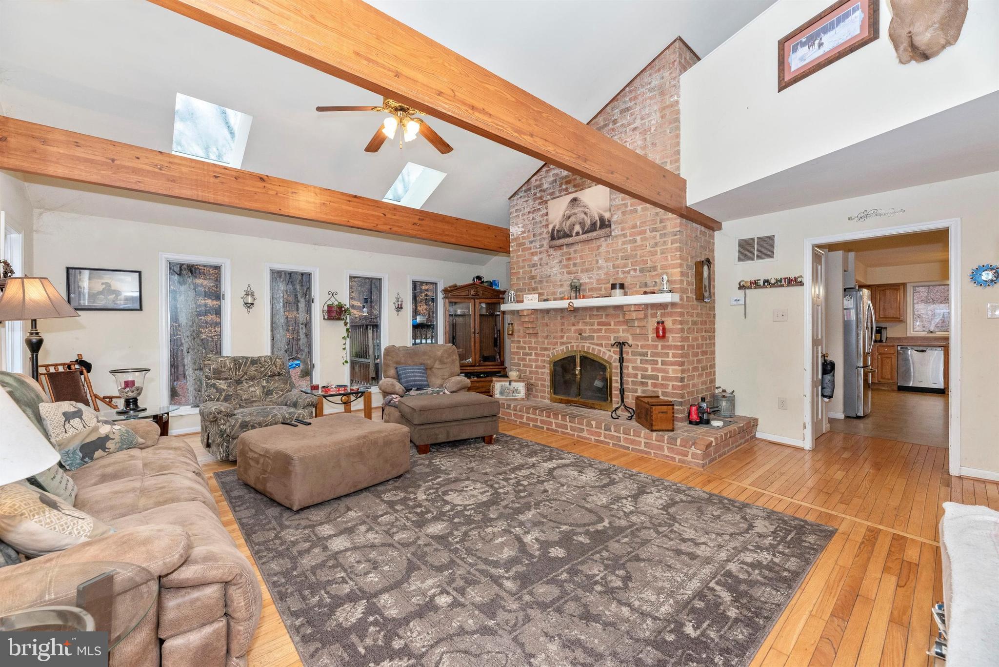 4517 Elmer Derr Road Frederick, MD 21703 - Photo 9 of 48 Family Room has Wood Burning Fireplace