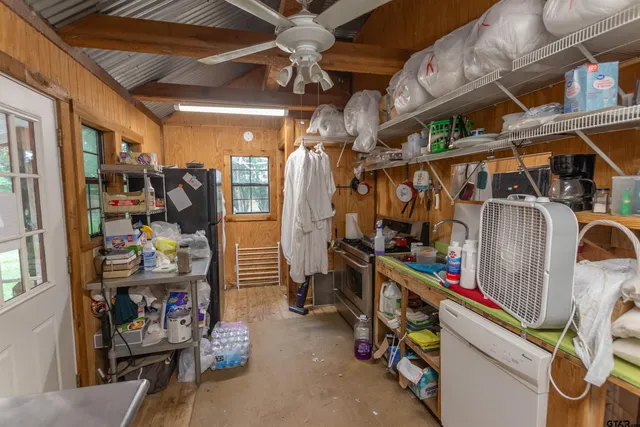 a view of a storage room with a lot of stuff