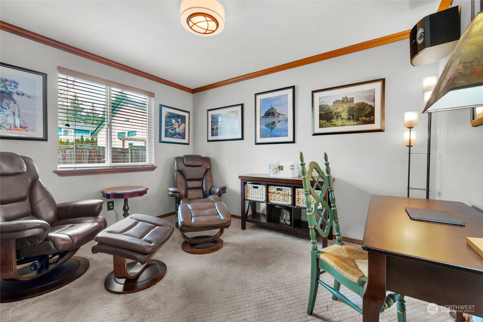 2529 166th Place Southeast Bothell, WA 98012 - Photo 17 of 35 a view of a livingroom with workspace and a window