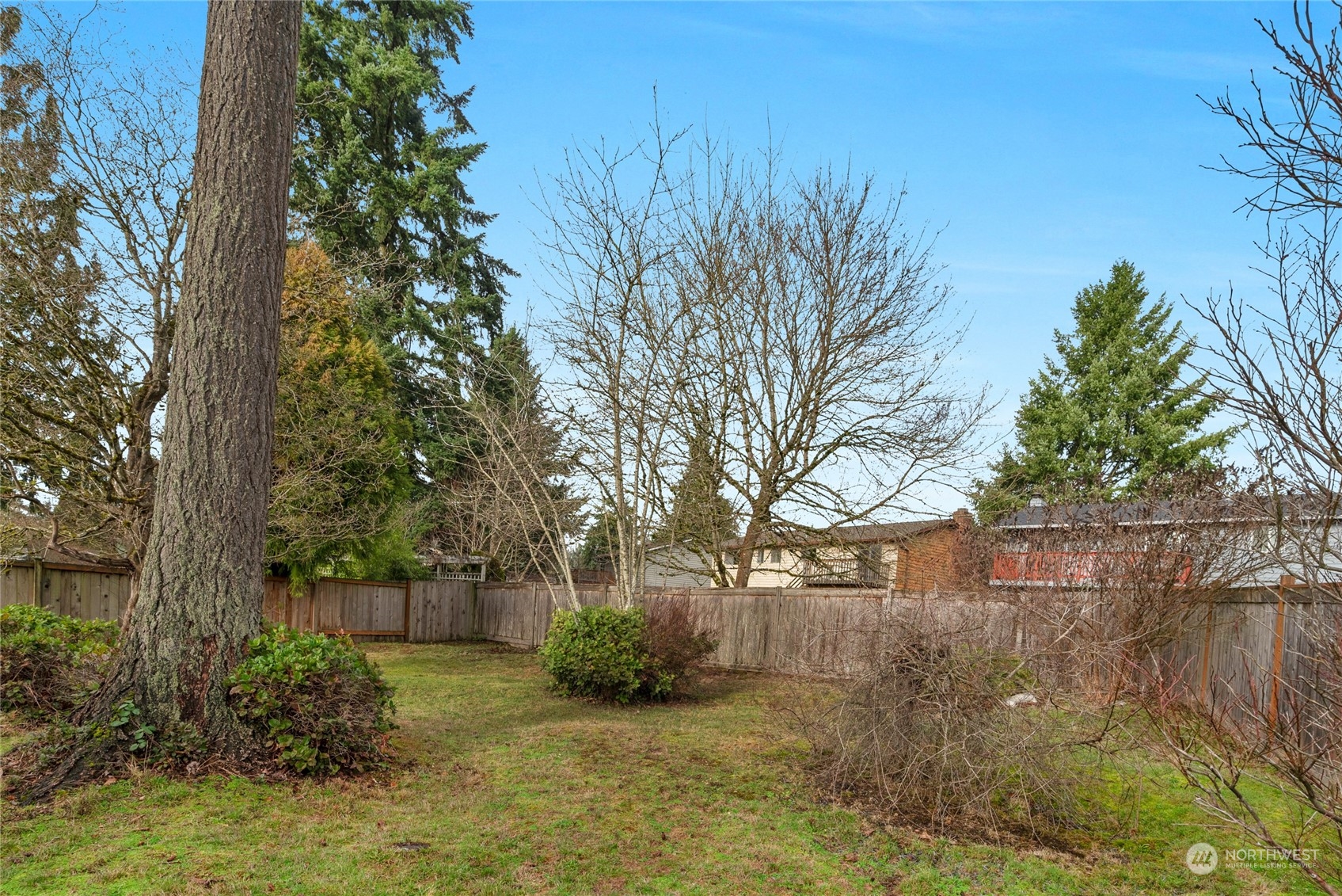 2529 166th Place Southeast Bothell, WA 98012 - Photo 33 of 35 a backyard of a house with lots of green space