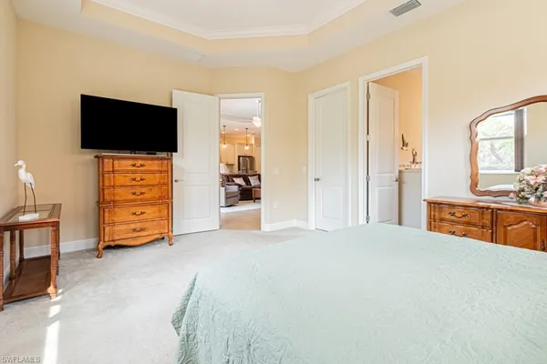 a bathroom with a double vanity sink and mirror