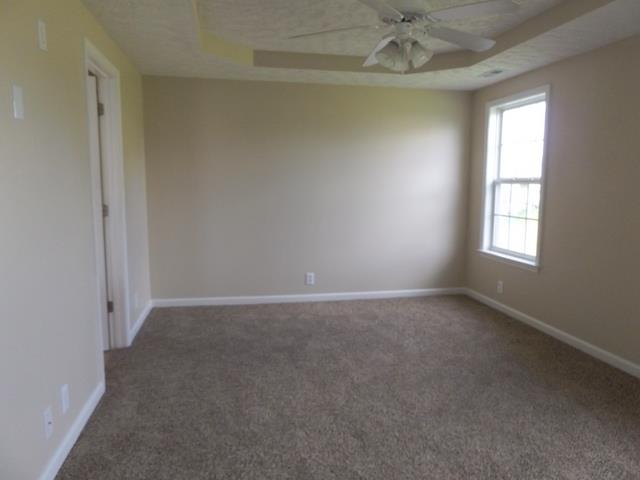 647 Crescent Road Murfreesboro, TN 37128 - Photo 4 of 23 Master bedroom with trey ceiling and lighted ceiling fan.