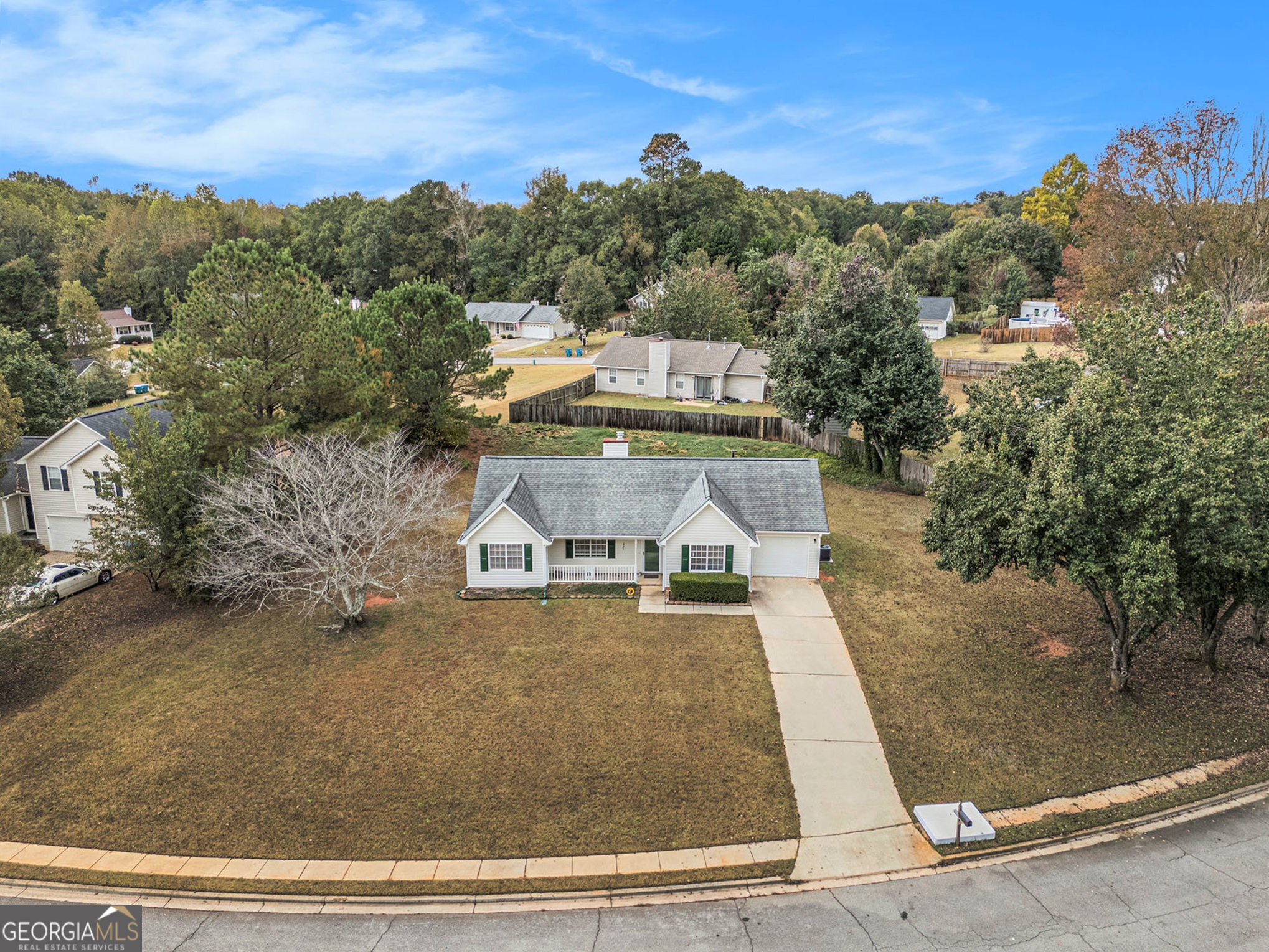 248 Fern Court Hampton, GA 30228 - Photo 5 of 20 a view of a swimming pool with a yard