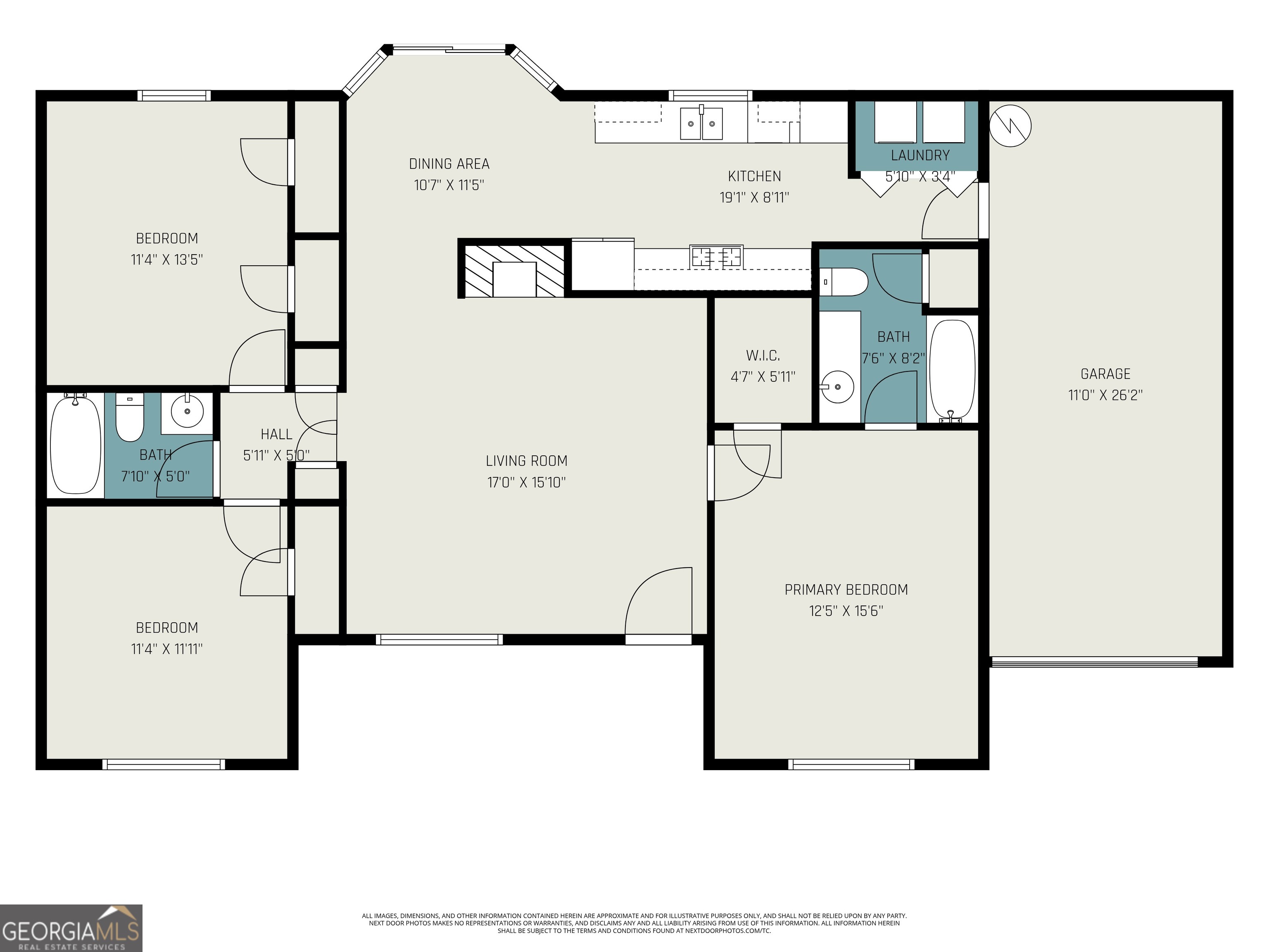 248 Fern Court Hampton, GA 30228 - Photo 7 of 20 a picture of a counter top space
