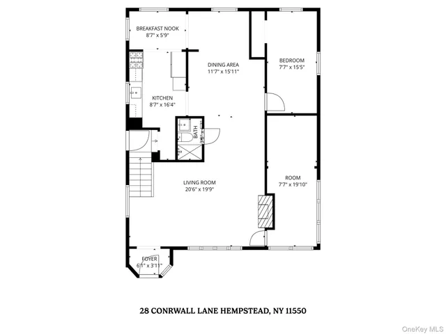a picture of a floor plan