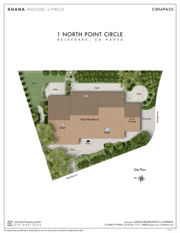 $3,857,000 | 1 North Point Circle, Belvedere, CA 94920