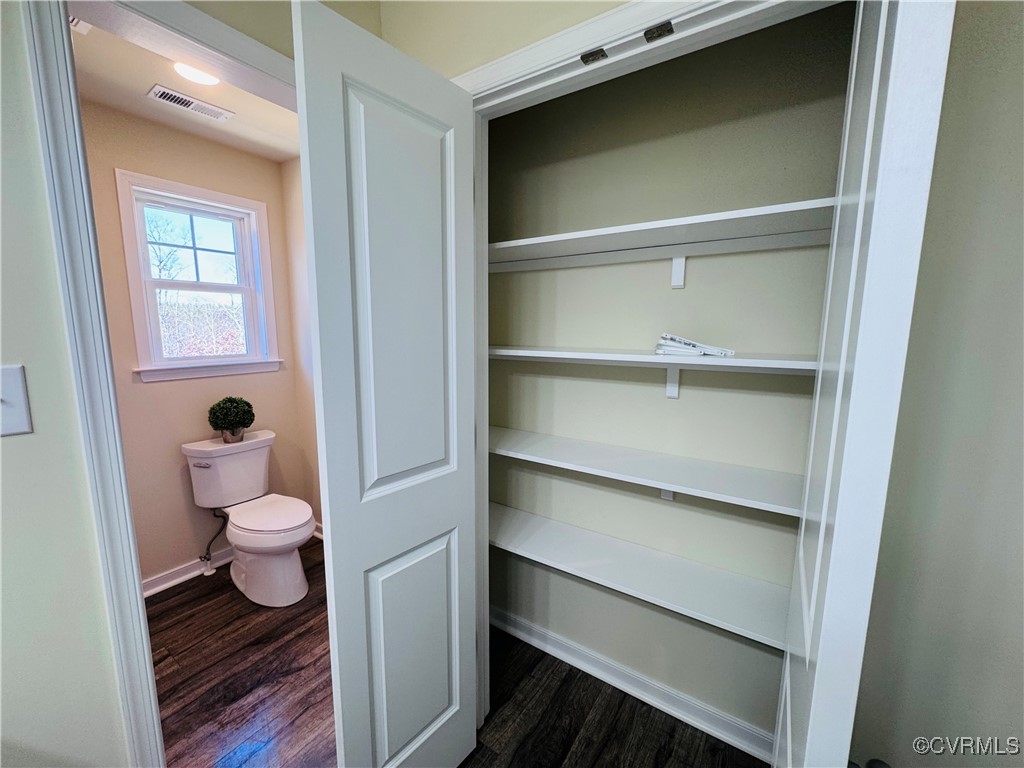 290 New South Ridge Bumpass, VA 23024 - Photo 36 of 50 Linen closet in upstairs full bath with wood shel