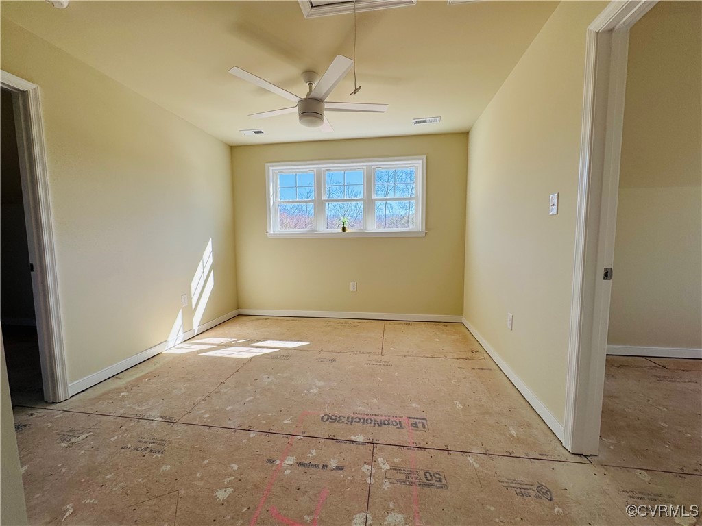 290 New South Ridge Bumpass, VA 23024 - Photo 38 of 50 Empty room featuring attic access, visible vents,