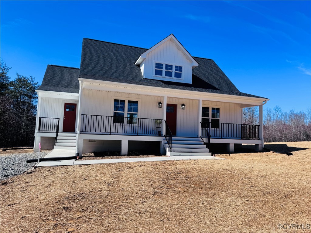 290 New South Ridge Bumpass, VA 23024 - Photo 50 of 50 Modern inspired farmhouse featuring a porch, crawl