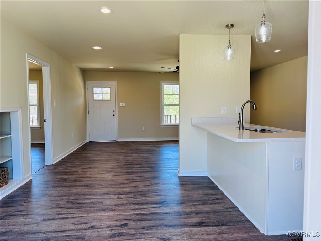 290 New South Ridge Bumpass, VA 23024 - Photo 9 of 50 Looking from farm table area to front door