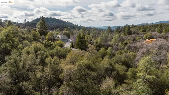 a view of a city and mountains