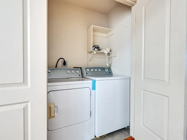 a room with storage and utility