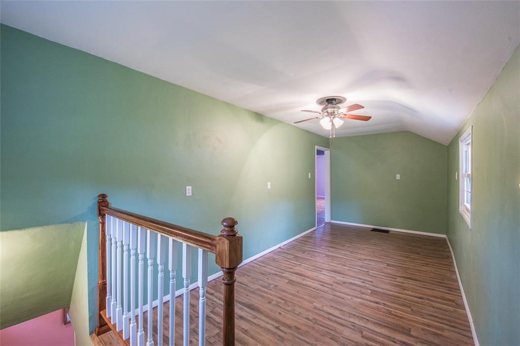 611 Blue Ridge Drive Apollo, PA 15613 - Photo 14 of 25 Loft, family area, office, den. Let your imagination run wild. Beautiful space with ceiling fan and great flooring.