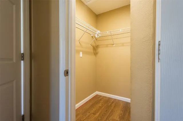a view of walk in closet
