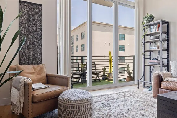 a outdoor living with furniture