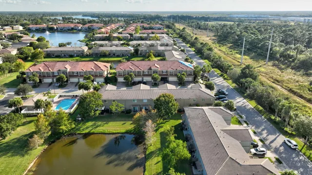 a aerial view of a house